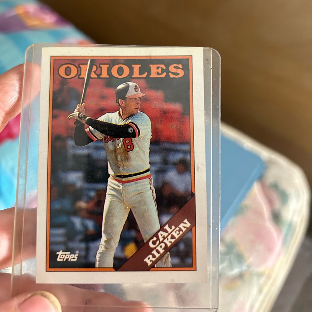 Orioles cal ripkin 1992 topps card excellent condition